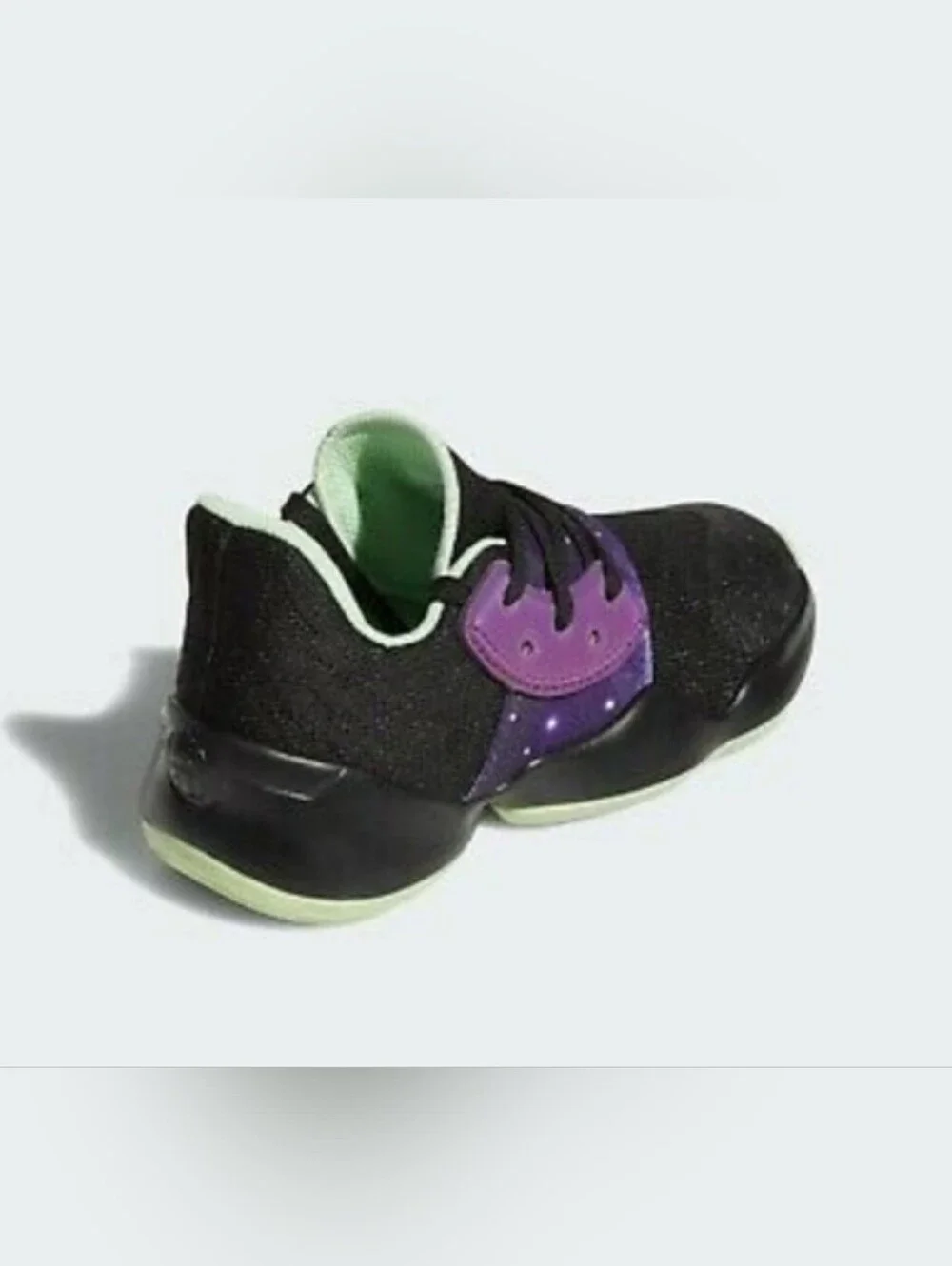 Adidas *James Harden* Vol 4  Kids Black & Purple Galaxy Sneakers